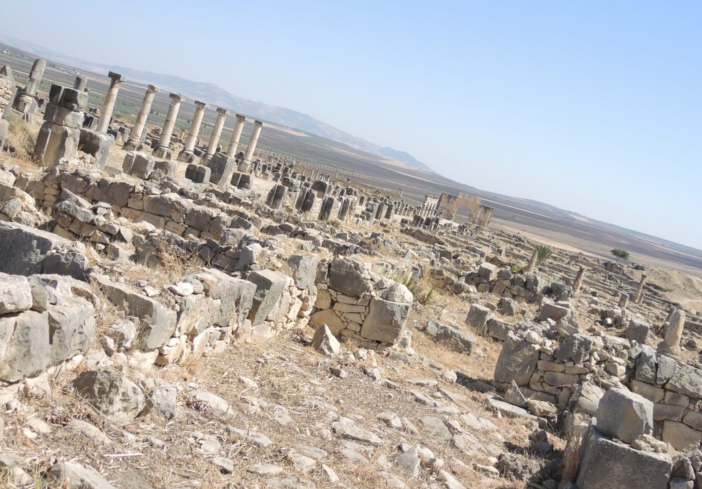 Volubilis- the Berber-Roman city in Morocco